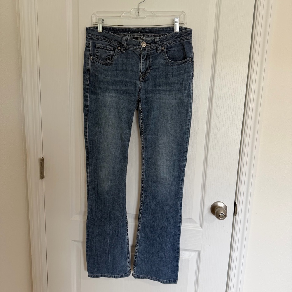 Stylish Boot Cut Blue Jeans